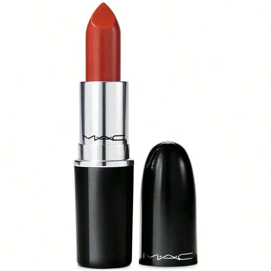 MAC Lustreglass Sheer-Shine Lipstick - 當地名人(焦橙色) - 查看 1