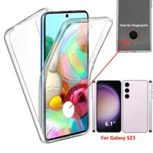 360° Vollschutz Handyhülle mit beidseitigem Displayschutz, kompatibel mit iPhone & Galaxy, wasserdichtes stoßfestes kratzfestes und fingerabdruckresistentes gehärtetes Glas