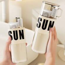 1入便攜式漱口杯，牙膏和牙刷收納盒，適用於旅行，露營和戶外使用 - 彩色 - 查看 10