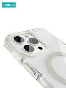 Koolife 1 件高透明度 2.0 毫米 PC 背板，带磁性无线充电、可拆卸挂绳孔支架、侧面彩色镶嵌、模制镜头框架、全覆盖手机保护壳，兼容 17 ProMax/17/17 Pro/17 Air/16/16 Pro/16 Plus/16 ProMax/11/11 Pro/11 ProMax/12/12 Pro/12 ProMax/13/13 Pro/13 Plus/14/14 Pro/14 Plus/14 ProMax/15/15 Pro/15 Plus/15 ProMax