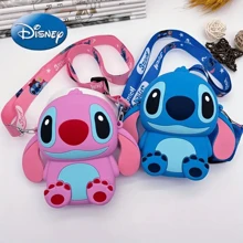 MIN ISO No use 11 estilos lindos de bolsos bandolera de silicona con diseño de Stitch, monedero de dibujos animados lindos de 5.7 pulgadas, bolso de hombro de moda informal, diseño de dibujos animados llamativo - Escuela, hogar y oficina - Estilo coleccionable - Multicolor - Ver 6