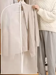 1piece5 Pieces Translucent Zipper Dust Cover, Clothes Hanger Dust Cover, Household Washable, Coat And Suit Storage Bag, Clothes Dust Cover, Clothes Storage In Different Seasons School Organizer Bags Teacher Storage Bags Drawer Wardrobe Organizer Foldable 6/7/11 Grids Clothes For Home Bedroom/Back To School/Dorm/For Underwear/Packing Essentials/Cover For Clothes Storage Clothes Organizer Closet Organizer For Closet Storage Hanging Clothes Dresses Shirts Coats For Closet Storage