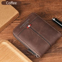 1 szt. Modny męski portfel retro - 1 szt. Nowy, praktyczny wielofunkcyjny organizer na karty z bezpiecznymi przegródkami na wiele kart - i stylowy design