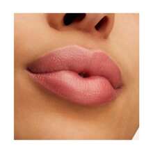 MAC Lustreglass Sheer-Shine Lipstick - $ellout(帶有銀色珍珠的粉紅色裸色) - 查看 4