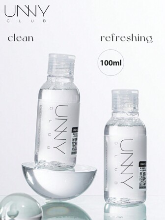  UNNY CLUB 100ml 旅行装卸妆水 便携温和洁肤水 适用于脸眼唇 保湿清洁护肤 敏感肌肤可用 双重清洁洗面奶 可卸除日常彩妆和防晒霜