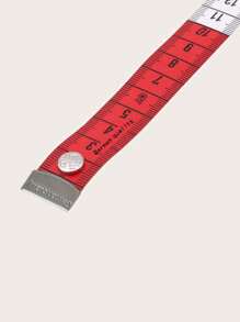 1入組1.5米軟尺，適用於比例縮放的布料工藝，裁縫布料彈性尺，可減少體重（隨機字母印花） - 彩色 - 查看 7