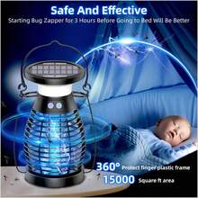 Electric Mosquito Fly Bug Insect Zapper Killer Trap  Outdoor/Indoor - Multicolor - View 5