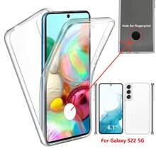 360° Vollschutz Handyhülle mit beidseitigem Displayschutz, kompatibel mit iPhone & Galaxy, wasserdichtes stoßfestes kratzfestes und fingerabdruckresistentes gehärtetes Glas