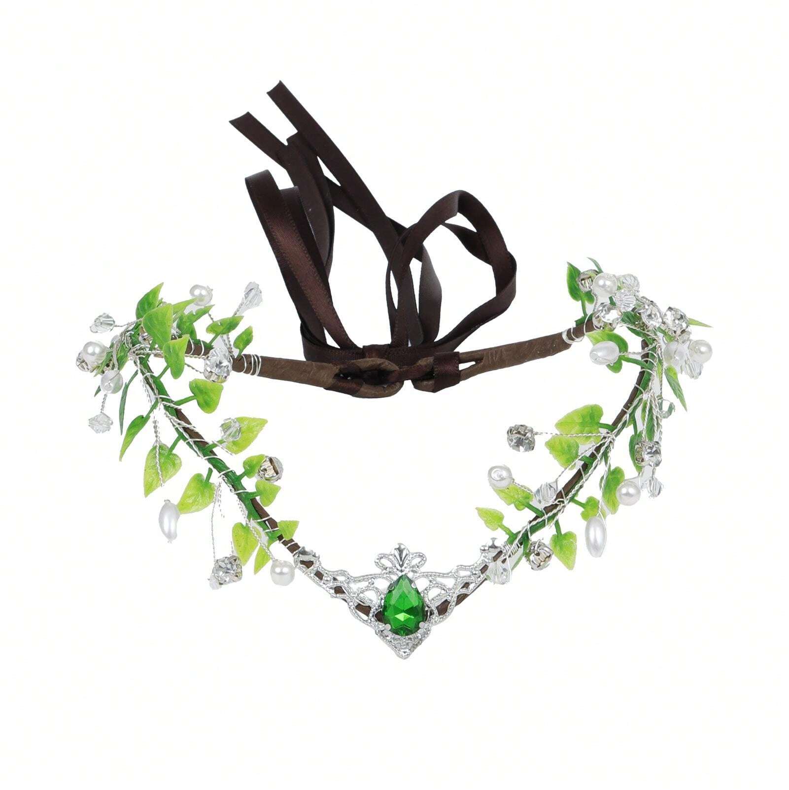 Crown Woodland Headpiece Forest Leaf Circlet Wreath SHEIN
