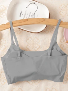 3pcs Seamless Sports Camisole With Removable Padded Bra, Racerback Design, Slightly Small Fitting, Please Order One Size Up