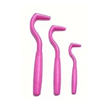 Juego de 3 herramientas efectivas para remover garrapatas y pulgas para perros - Herramienta de plástico para remover garrapatas que facilita la extracción de garrapatas y pulgas - Mantenga a su mascota segura y saludable