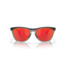 Oakley 男女通用太阳镜，Frogskins 系列低鼻梁款 Oo9284A - 霧面煙灰色/灰色墨水 - 查看 3