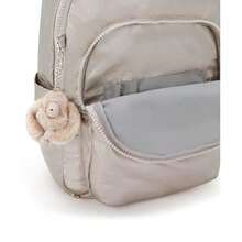 Kipling Mochila pequeña Seoul - Musgo verde - Ver 3