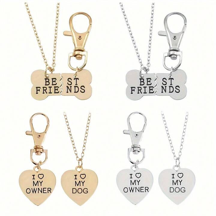 Chien dans un collier