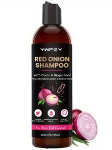 Red Onion Shampoo With Red Onion Seed Oil Extract Grape Seed Oil For Men & Women - 200ml
