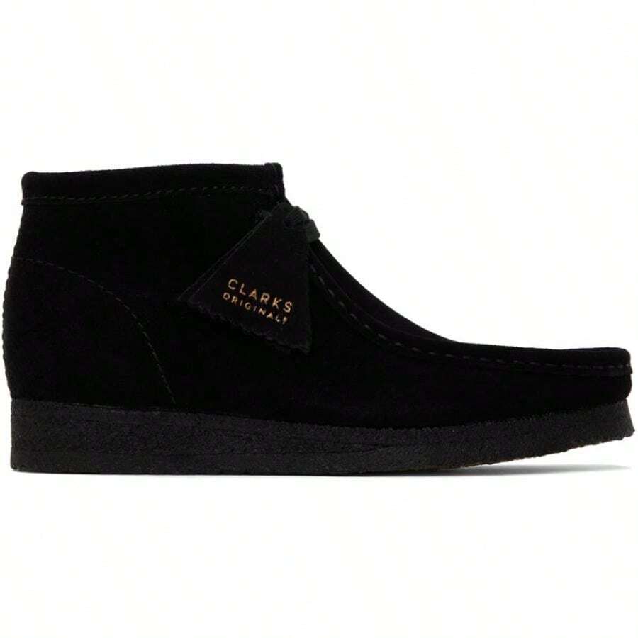 Clarks Originals 黑色 Wallabee 沙漠靴 - 預設 - 查看 1