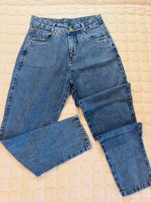 Women Jeans - Rửa trung bình - Xem 1