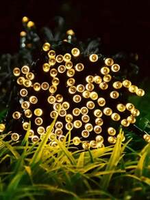 太阳能户外灯 IP65 防水太阳能灯，超亮户外太阳能灯，带 8 种照明模式，适用于派对花园庭院家庭节日树装饰照明，防水户外照明装饰，适用于花园、露台、阳台、圣诞节、婚礼、派对、万圣节、圣诞节、生日派对、节日、家居装饰 - 多色 - 查看 26