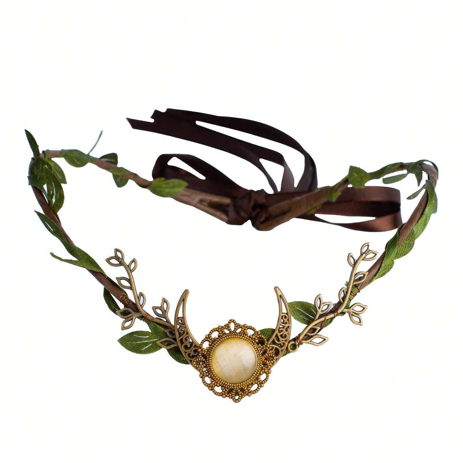 Crown Woodland Headpiece Forest Leaf Circlet Elven Wreath SHEIN