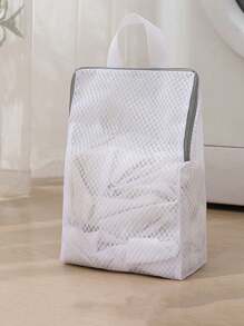 Laundry Wash Bag With Handle And Honeycomb Mesh For Delicates, Thick Fine Mesh Washing Machine Bag, Hanging Mesh Laundry Hamper, Multi-Functional Clothes Storage Mesh Bag, Wall-Mounted Changing Clothes Bag, Large Dirty Clothes Storage Laundry Bag For Bathroom, Apartment, RV, College Dorm, Laundry Organization For Bathroom Bedroom Travel Essentials Travel Accessories Travel Must Haves Beach Vacation Summer Holiday School Accessories Back To School Supplies Stuff