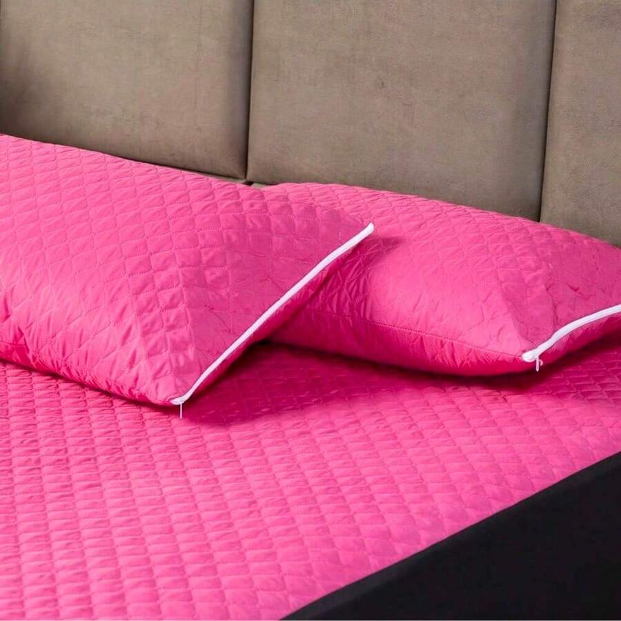 Mattress Protectors & Encasements - Màu Hồng Tươi - Xem 1