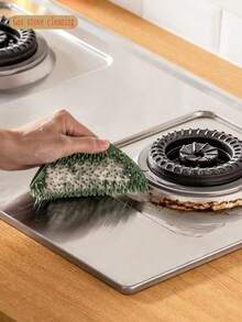 Multi-Functional Silica Gel Dishwasher Cleaning Cloth Household Multi-Purpose Dirt Is Not Easy To Dip Oil Kitchen Brush Pot Fruit And Vegetable Cleaning Brush,Vegetable Fruit Tools,Kitchen Items,Cutter,Food,Salad,Decor,Storage,Party,Birthday,Camping,Summer Beach. - Multicolor - View 10