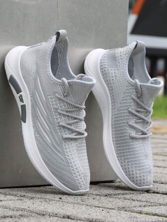 Men's Casual Sports Shoes - Slip-Resistant, Wear-Resistant, Soft Soled, Lightweight, Breathable White Mesh Sneakers - 2023 New Arrival