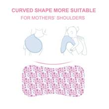 Benxoine 10-Pack Burp Cloths For Baby Boys And Girls - Organic Baby Burp Cloth,Baby Washcloths, Burp Rags, Large Neutral Burp Clothes For Newborn - 粉紅色的花 - 查看 3