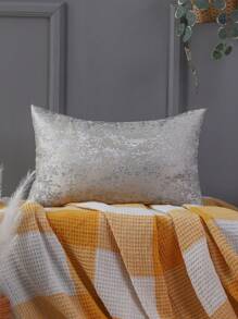 Miater 1入組提花靠墊套現代風格家用沙發抱枕套不含枕芯 - 米色 - 查看 6