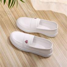 Women's Solid Color Sporty Casual Sneakers, Nurse Shoes Medical Boots, Soft And Comfortable Sole For Long Hours Standing