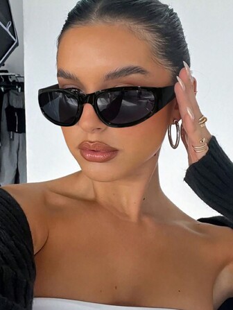 1 st damer akryl wrap formade y2k utomhus cykel mode glasögon för daglig utomhussport användning strandtillbehör för kvinnor glasögon skärmar y2kfest musik festival för sommar strandsemester, utomhus, resor gata y2k stil överdimensionerade wrapbåge för musikfestival preppy stil för tillbaka till skolan