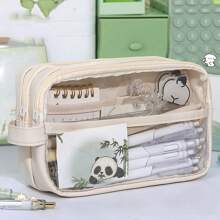 1个新款9层大容量铅笔盒，可爱女生设计，适合初高中学生，超大容量返校礼物 - 彩色 - 查看 10