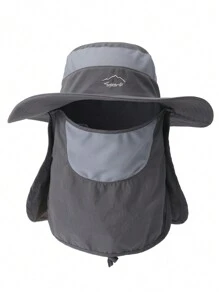 Sun Hats Men's And Women's Fishing Hats Breathable Wide Brim Four Seasons Ultraviolet Protective Hats, Outdoor Sun Hats, Waterproof Sun Hats, Front And Rear Curtains Can Cover The Face, Neck Protection, Suitable For Daily Life Sun Shade, Sun Protection, Mountaineering, Fishing, Tourism, A Ship's Windshield, A Holiday Gift