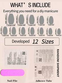 Instantly Enhance Your Look With 24 Pieces Of Simple White French Gradient Short Ballet Shape, Gradient Nails, Simple Elegance, Comes With A Small Rub And A Piece Of Jelly Glue Press On Nails Nail Supplies Nails