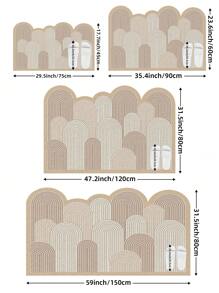DAJIANG 1 tấm thảm chùi chân PVC hình chậu cây có hình tròn bằng lụa, phong cách tươi mới, cạo bùn, dễ vệ sinh, thảm chùi chân phù hợp cho nhà hàng, thảm trang trí phòng tắm ngoài trời, thảm trải sàn, thảm trải sàn ngoài trời, thảm chùi chân, trang trí mùa thu, phụ kiện phòng tắm, trang trí lối vào trường học - Nhiều màu - Xem 11