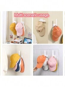 1 Giá treo mũ đa năng gắn tường bằng keo dán, Kệ để mũ, Móc treo mũ không cần khoan cho tường, cửa ra vào và tủ quần áo, Giá đỡ nắp bếp Trang trí Trang trí lễ hội Trang trí phòng Trang trí nhà Trang trí Trang trí phòng ngủ Trang trí, Trang trí phòng, Trang trí, Trang trí, Trang trí, Trang trí, Trang trí, Lưu trữ, Tổ chức - trắng - Xem 4
