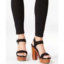 Jessica Simpson | Easton Leather Sandal - Black - View 4
