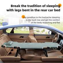 Portable Car Folding Bed Is Comfortable And Convenient, Suitable For Camping, Outing, Traveling, Long -Distance Driving And Other Scenes.