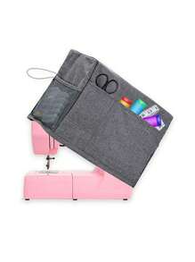 Household Sewing Machine Dust Cover With Pocket, Protective Cover Sewing Machine Hood Storage Cover Full Package Thick Storage Bag,Bag,Organizer,Storage - Multicolor - View 3