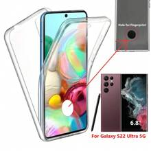 360° Vollschutz Handyhülle mit beidseitigem Displayschutz, kompatibel mit iPhone & Galaxy, wasserdichtes stoßfestes kratzfestes und fingerabdruckresistentes gehärtetes Glas