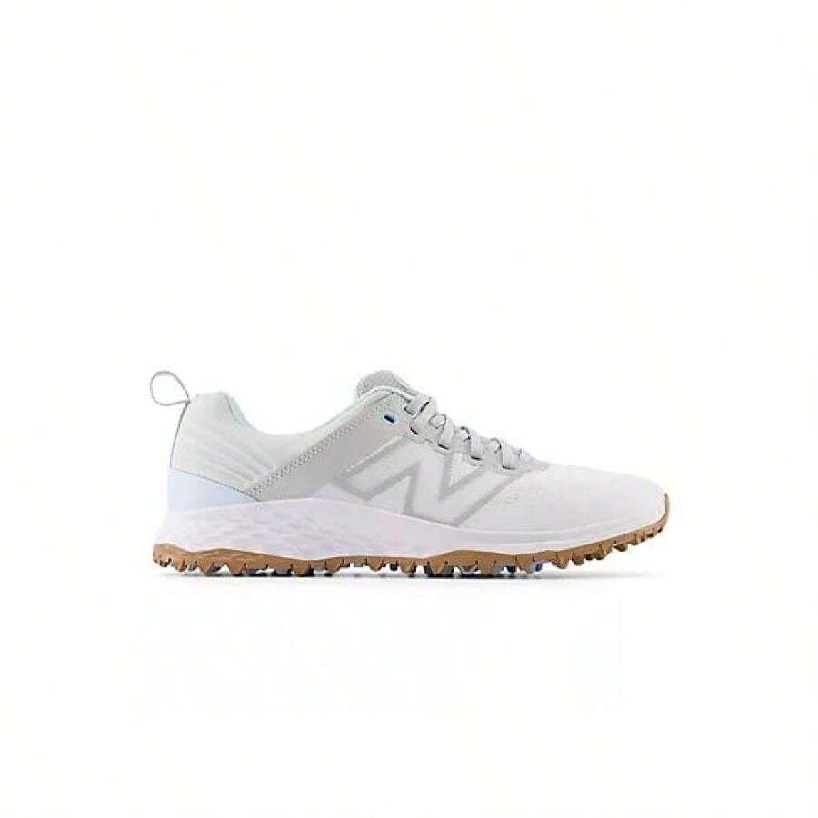 New Balance 女士 Fresh Foam Contend V2 高尔夫球鞋 - 白色配灰色 - 查看 1