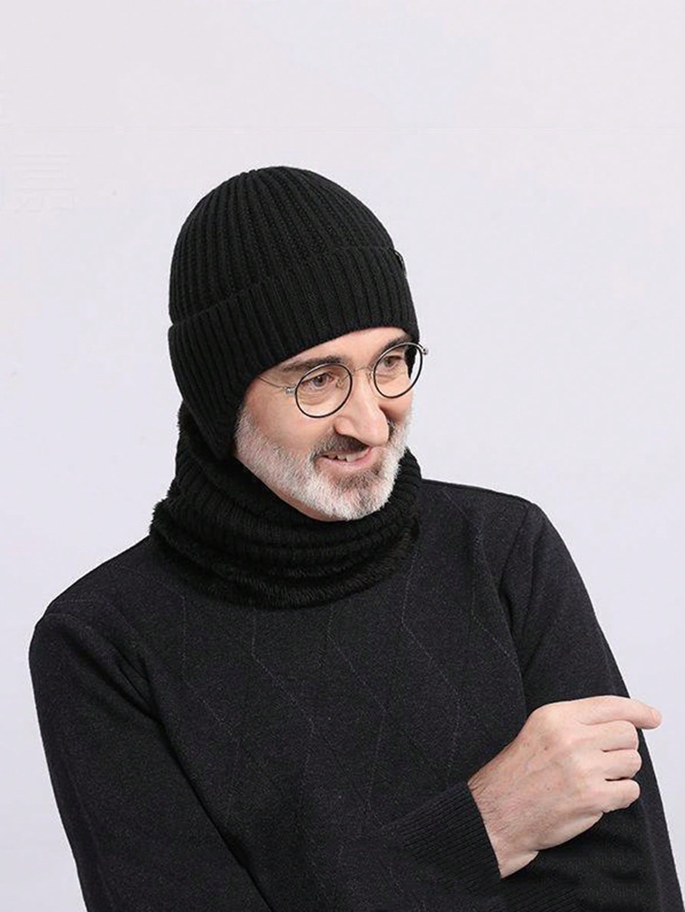 قبعة شتوية للرجال مع أغطية للأذن، بطانة خوذة، وقبع...