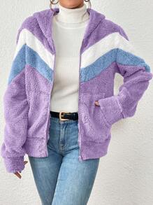 Women Winter Coats - Púrpura malva - Ver 2