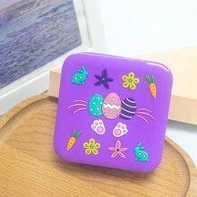 可愛兔子圖案矽膠保護套，全覆蓋柔軟矽膠，防塵防震，多彩全包裝設計，返校禮物的好選擇（注：僅限保護套） - 彩色 - 查看 9