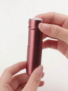 RANCAI 1pc Portable Retractable Blush Brush, Makeup Brush For Powder, Purple - Burgundy - View 7