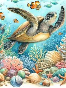 鑽石畫-魔方鑽-全鑽[1入組] 30*40cm - 彩色 - 查看 7