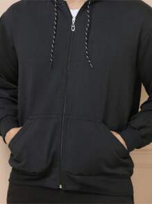 Men Sweatshirts - Black - View 1