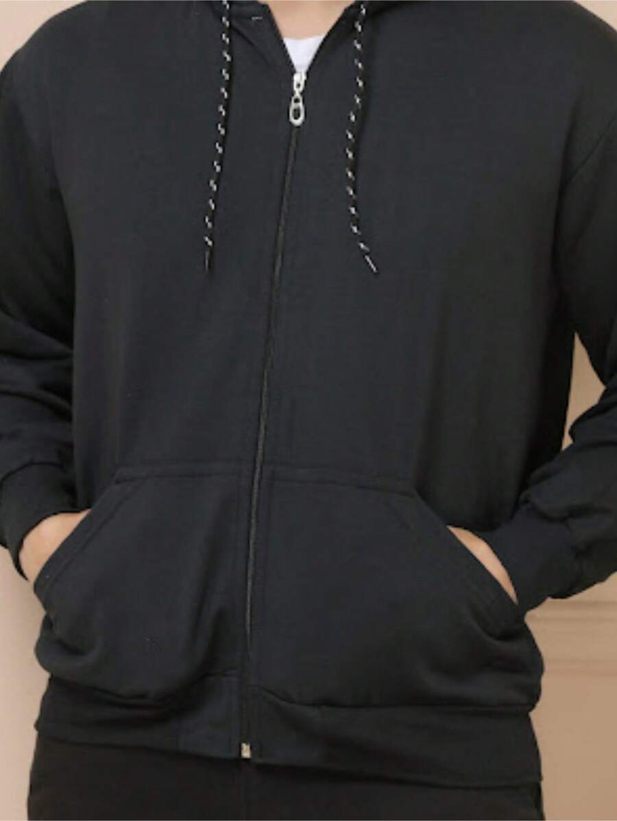 Men Sweatshirts - Black - View 1