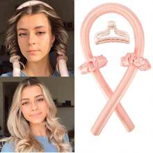 Set de 4 esponjas para rizar el pelo para mujer, rulos grandes para cabello ondulado, herramientas de rizado de pelo sin calor, accesorios para el cabello,herramientas para el cabello - Multicolor - Ver 1