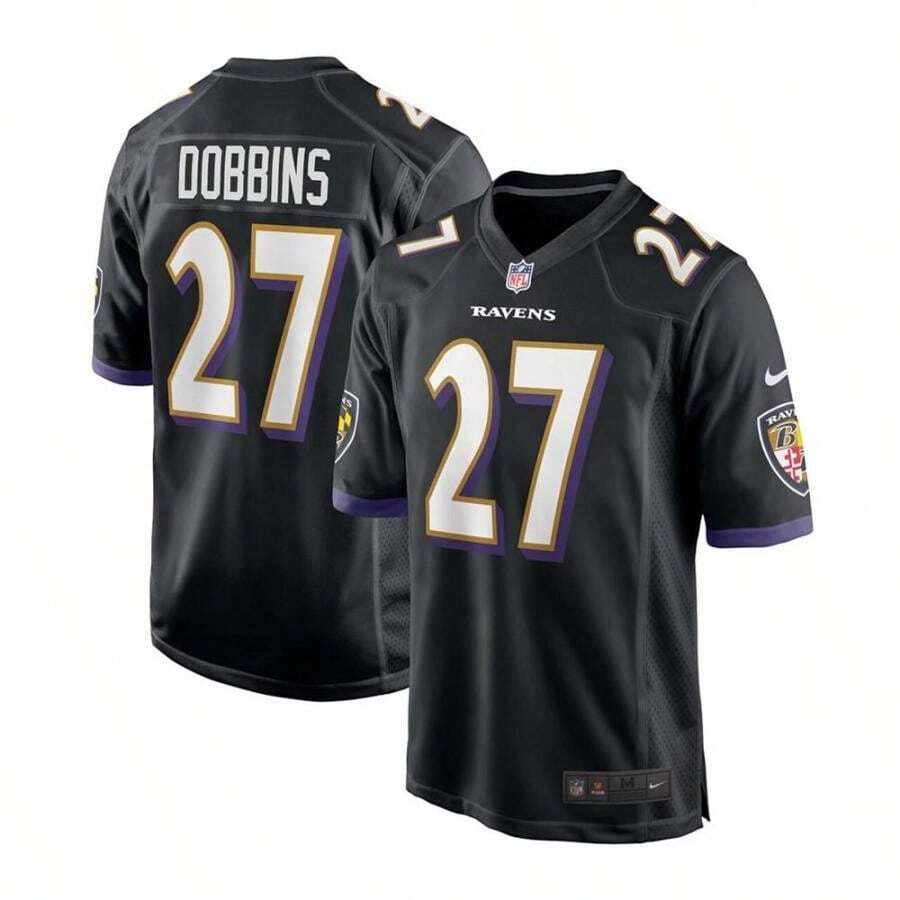 Boyfriend Style Men's J.K. Dobbins Black  Game Jersey - Black - View 1